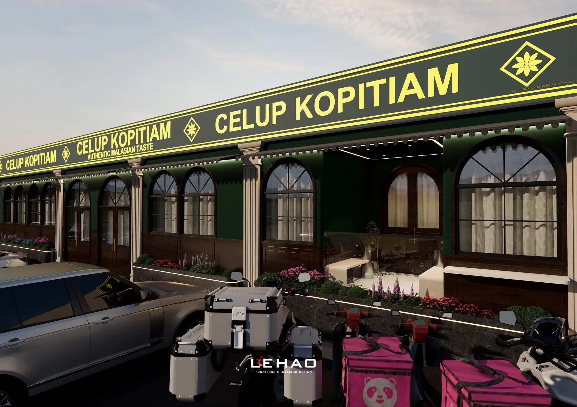 Celup Kopitiam · 3D 设计图 12
